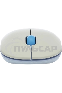 Мышь беспроводная Acer OMR205 белый/голубой, 1200 dpi, радиоканал, USB, кнопки - 3