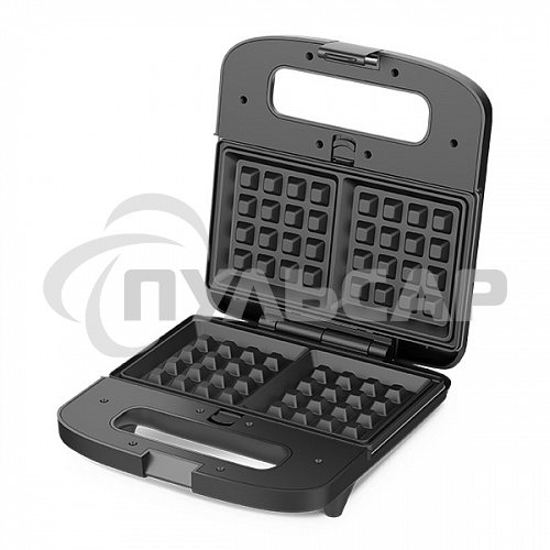 Прибор для выпечки BQ ST2000 Black 3 in 1. MultiChef, мощность: 800 Вт, многофункциональный прибор 3 в 1, 3 пары панелей в комплекте: гриль, венские вафли, сэндвич, антипригарное покрытие панелей Non-Stick PRO, равномерный нагрев, вертикальное хранение, о