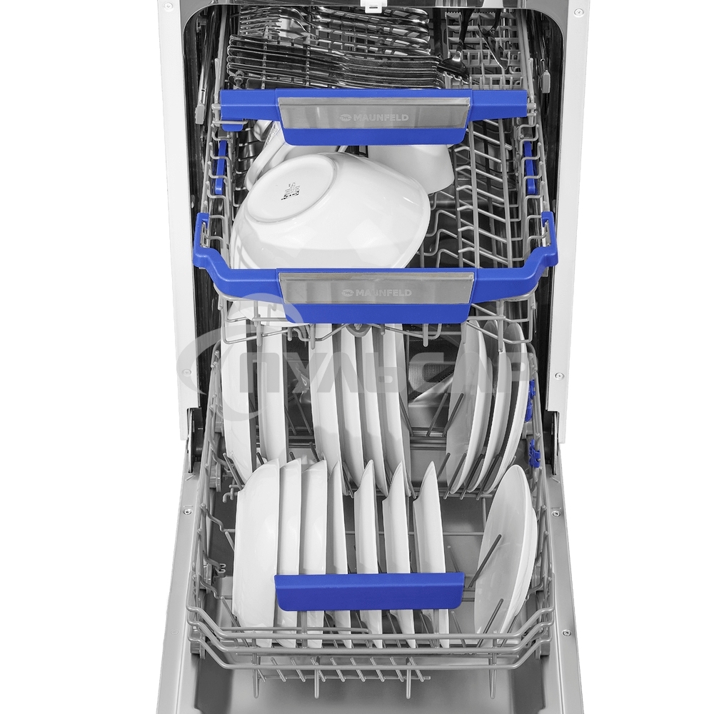Посудомоечная машина MAUNFELD MWF45331W Inverter, белый, 45 см, 10 компл., 44 дБ, класс A+++