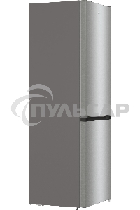 Холодильник Gorenje NRKE62XL серебристый металлик двухкамерный 203/99л морозилка снизу, No Frost