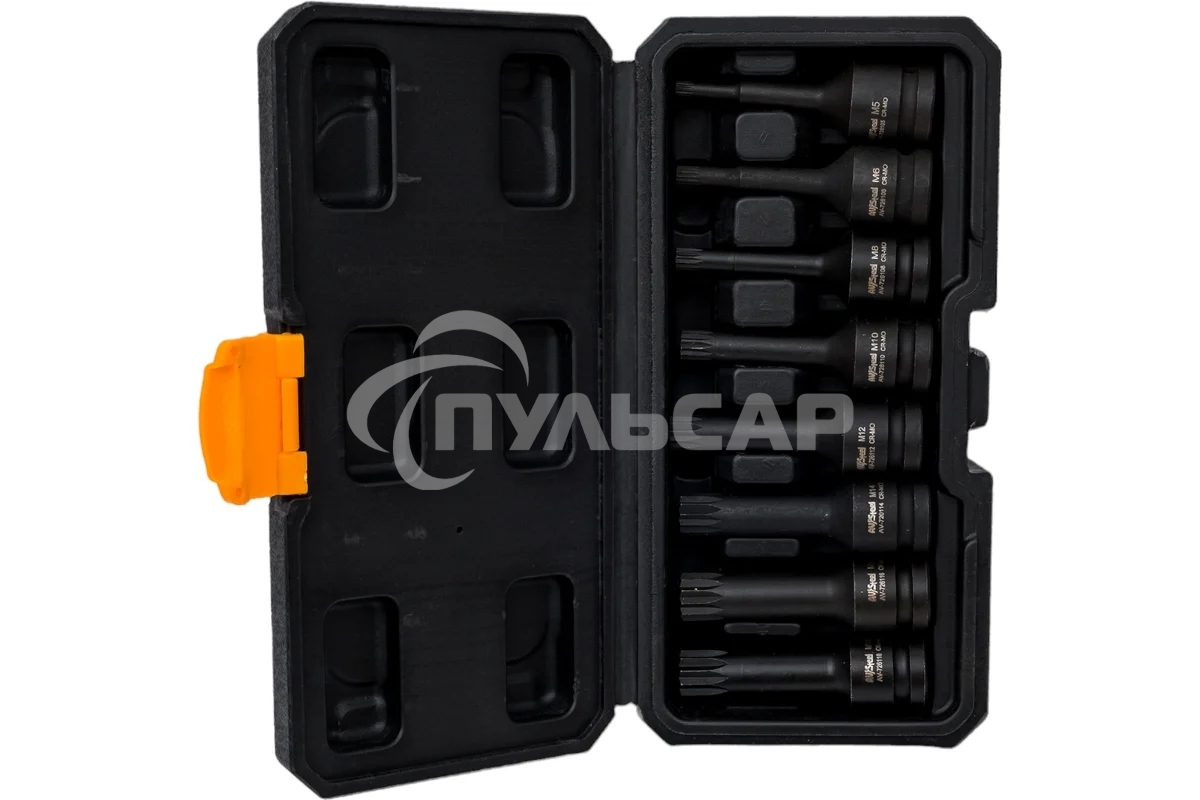 Набор торцевых головок Av Steel AV-726408 в комплекте 8 предметов