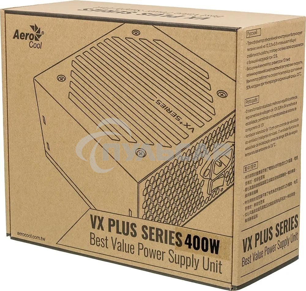 Блок питания Aerocool / Formula VX-400 PLUS, 400Вт, 120мм, черный