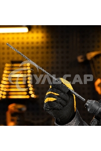 Бур по бетону Denzel цельная крестовая пластина, 6x315 мм, SDS PLUS