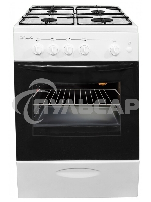 Плита газовая Лысьва ГП 400 МС СТ-2у белый, конфорок 4 газовых, духовка 57 л, 50 см x 84 см x 60 см