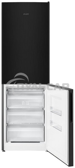 Холодильник Atlant ХМ-4621-151 черный металлик двухкамерный 205/119л морозилка снизу. капельная система