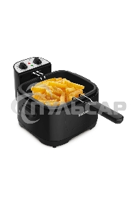 Фритюрница Blackton Bt DF1112 Black. Потребляемая мощность 2000 Вт/Мах. объем 3л/Параметры электропитания 220-240 В,50Гц/Класс защиты от поражения электрическим током Класс I/Регулировка температуры/Компактный размер/Быстрый нагрев до 90 градусов