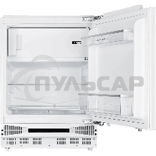 Встраиваемый холодильник Zigmund & Shtain BR 07 X белый однокамерный 95/16 л морозилка сверху, ручное размораживание