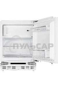 Встраиваемый холодильник Zigmund & Shtain BR 07 X белый однокамерный 95/16 л морозилка сверху, ручное размораживание
