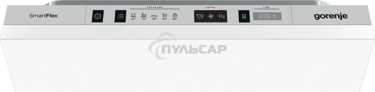 Встраиваемая посудомоечная машина Gorenje GV522E10S, серебристый, 44.8 см, 9 компл., 49 дБ, класс A++