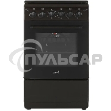 Плита газовая Cezaris ПГ 2150-11 коричневый, конфорок 4 шт, духовка 43 л, 51 см x 85 см x 55 см