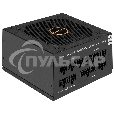 Блок питания 650W ExeGate 80 PLUS® GOLD 650VSP FС (ATX3.0, APFC, КПД 90% (80 PLUS Gold), 120мм fan, 24pin, 2x(4+4)pin, PCIE5.0/12VHPWR, 2xPCI-E, 6xSATA, 3xIDE, 1xFDD, Full Cable Management, black, Color box)