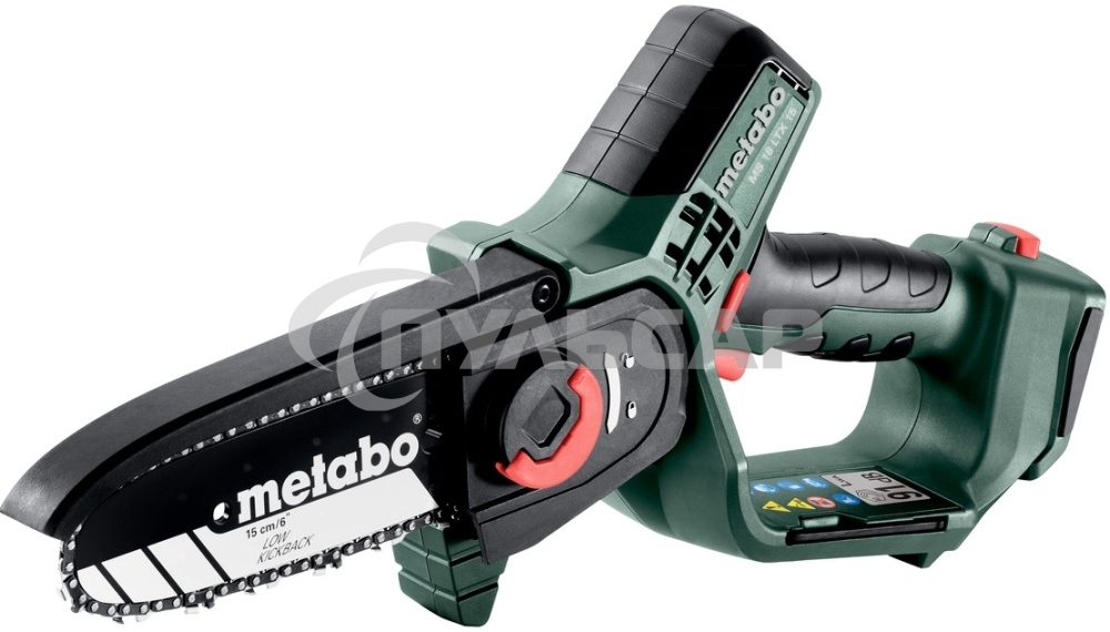 Аккумуляторная цепная пила Metabo MS 18 LTX 15 600856840