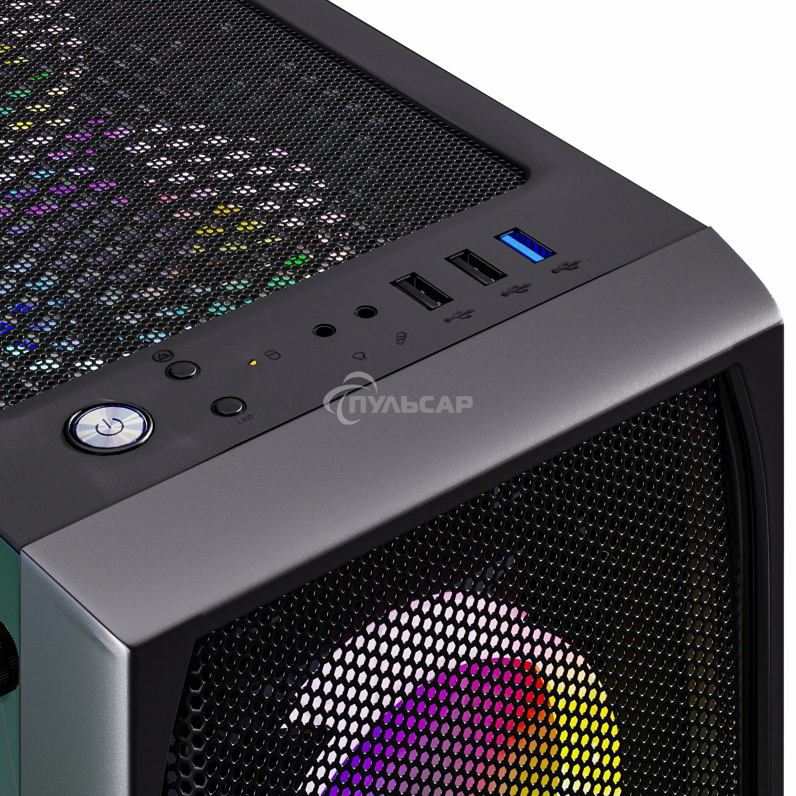 Компьютерный корпус ABR GQ-3 (8017) (USB 3.0X1 + USB 2.0 X2+audio)