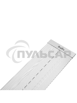 Обогреватель инфракрасный Ballu BIH-AP4-3.0 серый, панельный, 3000 Вт, 60 м2