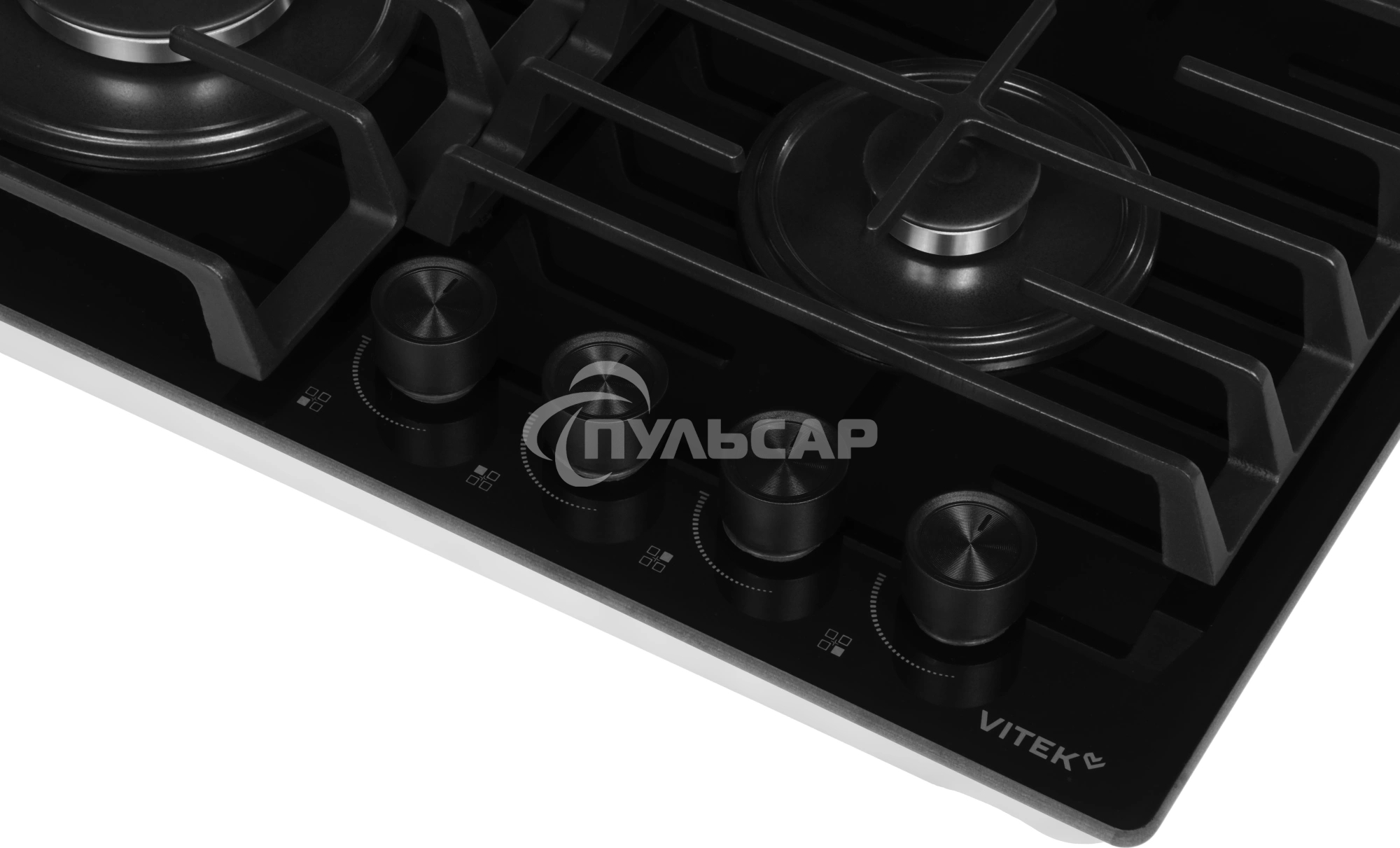 Газовая варочная панель Vitek VGH 6420 BG стекло черное