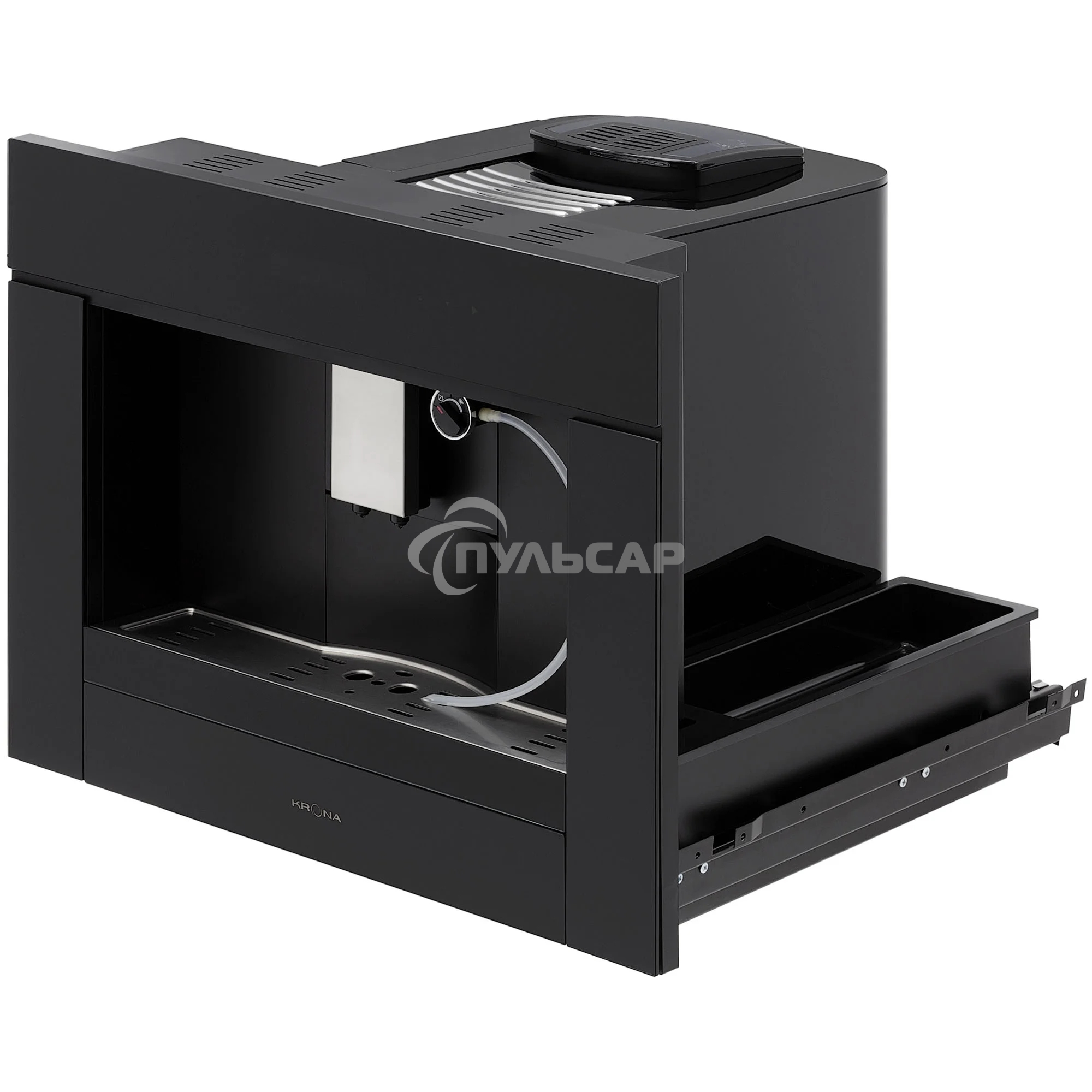 Кофемашина автоматическая встраиваемая Krona ONYX 45H coffee BL/BL черный, исп. кофе - молотый / зерновой, 1,8 л, 1500 Вт