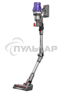 Пылесос вертикальный Redmond VH-1319 серый, питание от аккумулятора, 450 Вт, уборка влажная/сухая, пылесборник 0.6 л (работа от АКБ max 75 мин)