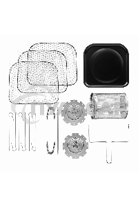 Аэрогриль Galaxy Line GL2523 2000Вт черный