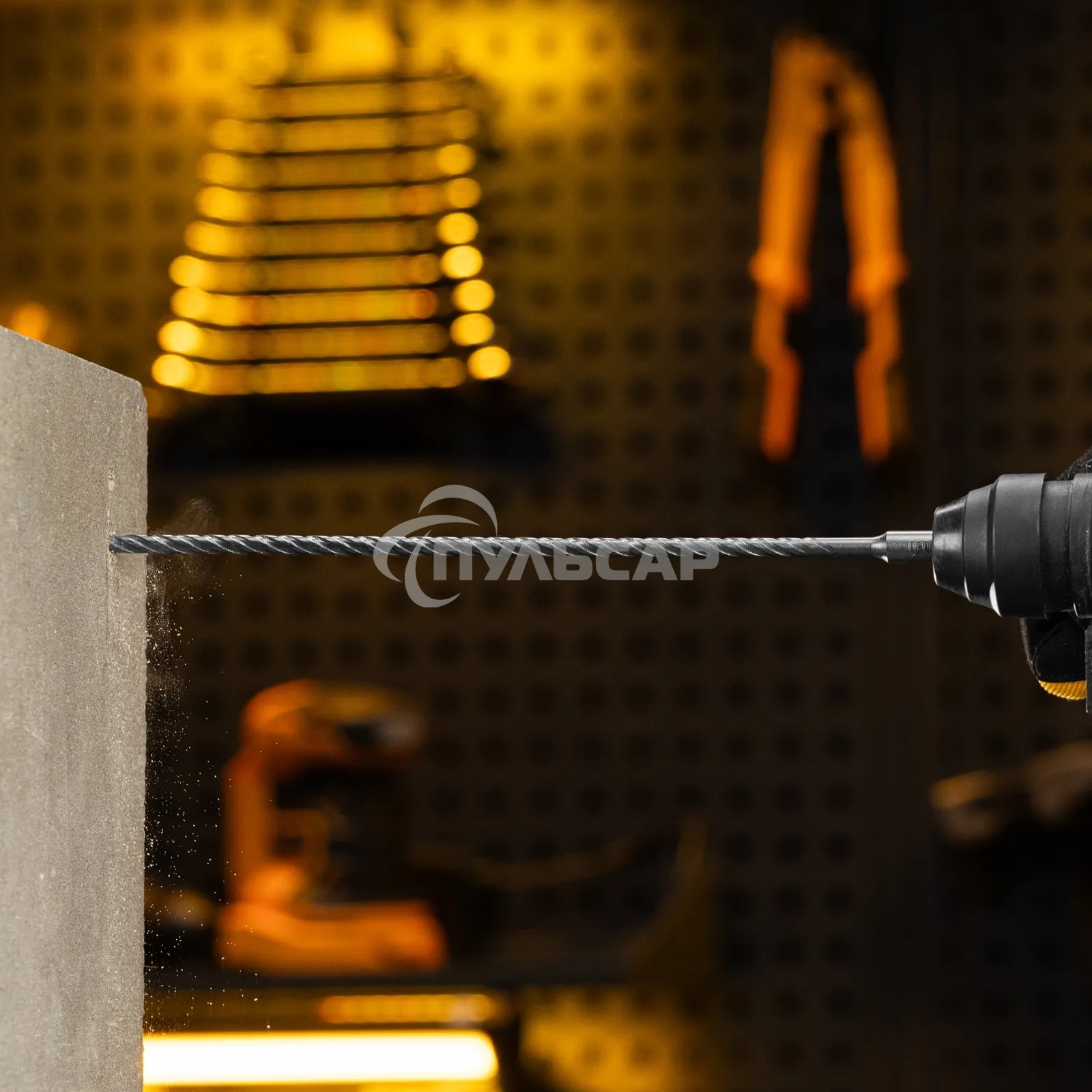 Бур по бетону Denzel цельная крестовая пластина, 6x315 мм, SDS PLUS