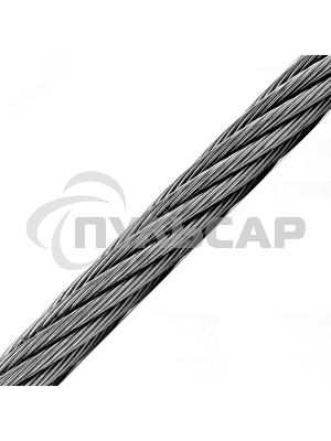 Трос DIN 3055 2,0мм стальной покрытие цинк