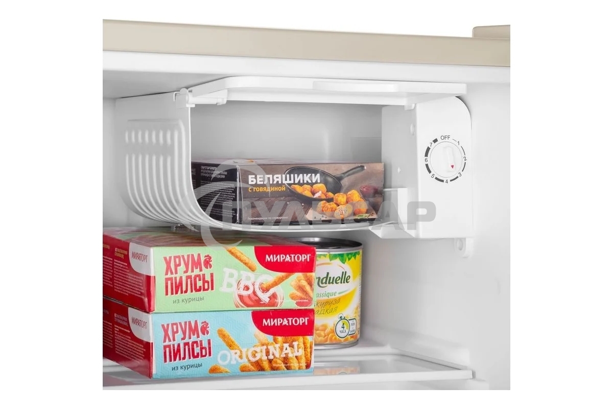 Холодильник Maunfeld MFF50BG золотой однокамерный 46л, De Frost