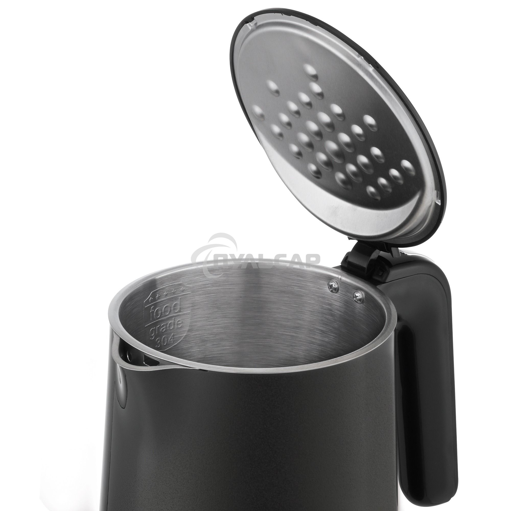 Чайник электрический Vitek VT-1162, 1.7л, 2200Вт, черный, корпус: металл/пластик