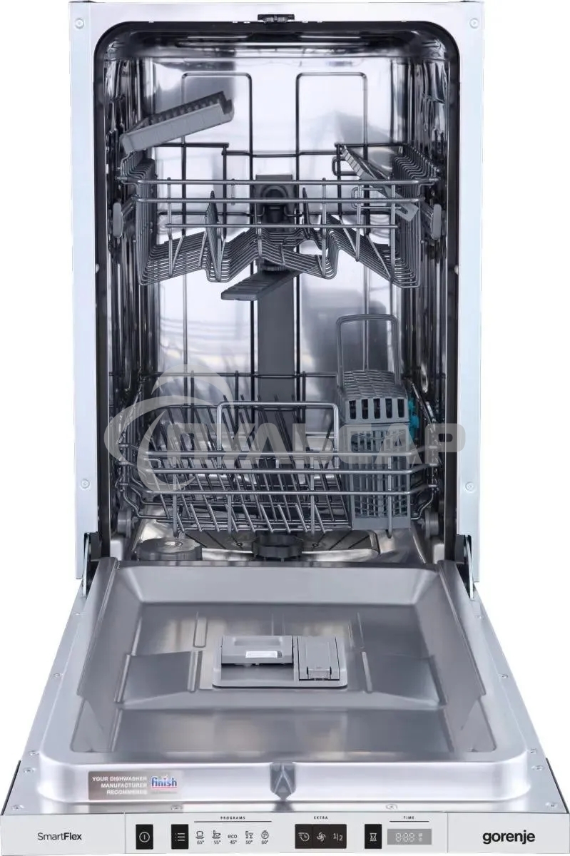 Встраиваемая посудомоечная машина Gorenje GV522E10S, серебристый, 44.8 см, 9 компл., 49 дБ, класс A++