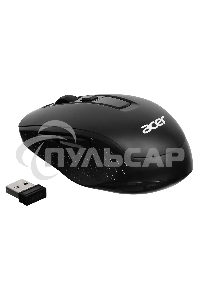 Мышь беспроводная Acer OMR060 черный, 1600 dpi, радиоканал, USB, кнопки - 6