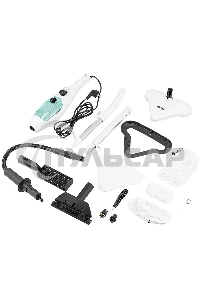 Швабра паровая Kitfort КТ-3920 1300Вт белый/голубой