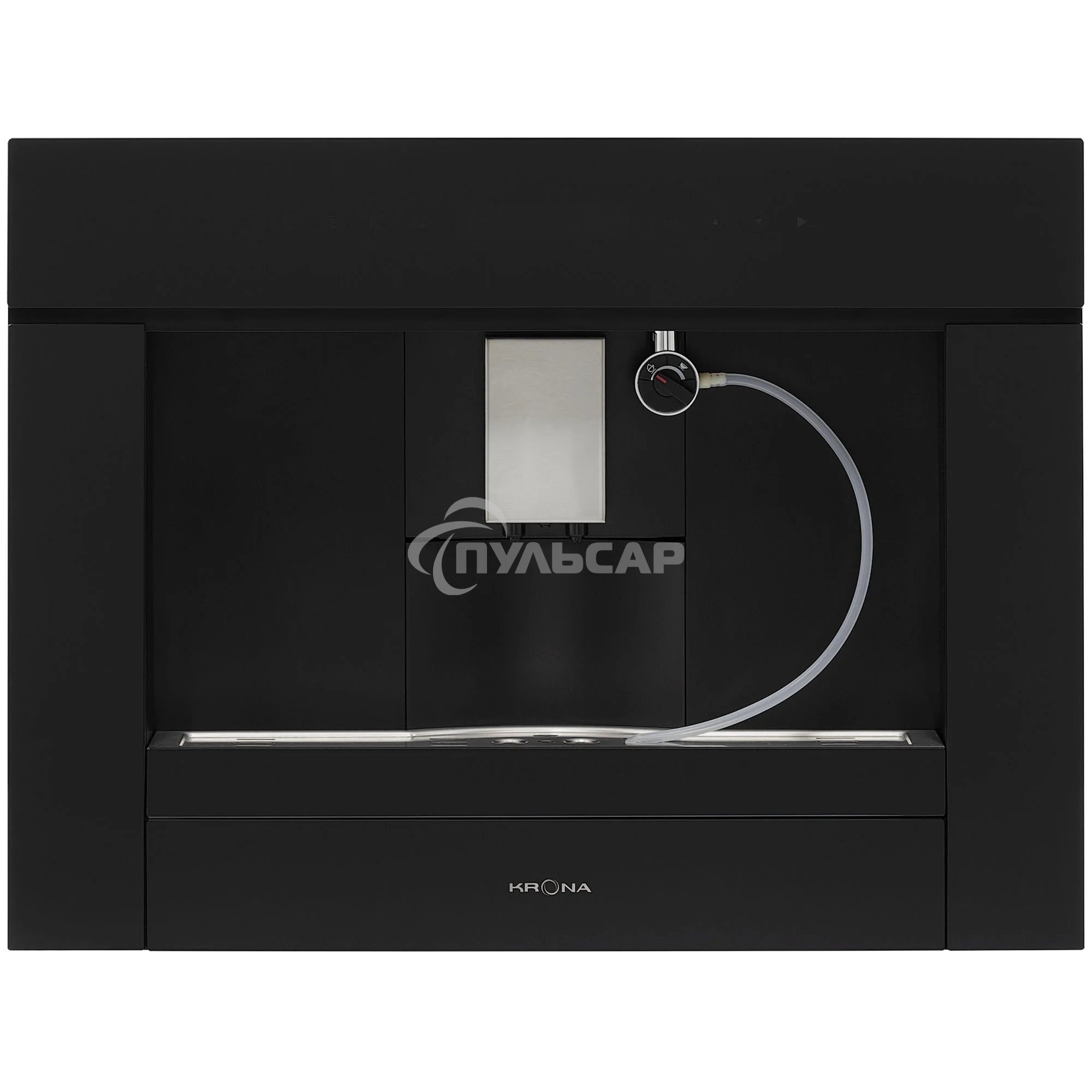 Кофемашина автоматическая встраиваемая Krona ONYX 45H coffee BL/BL черный, исп. кофе - молотый / зерновой, 1,8 л, 1500 Вт