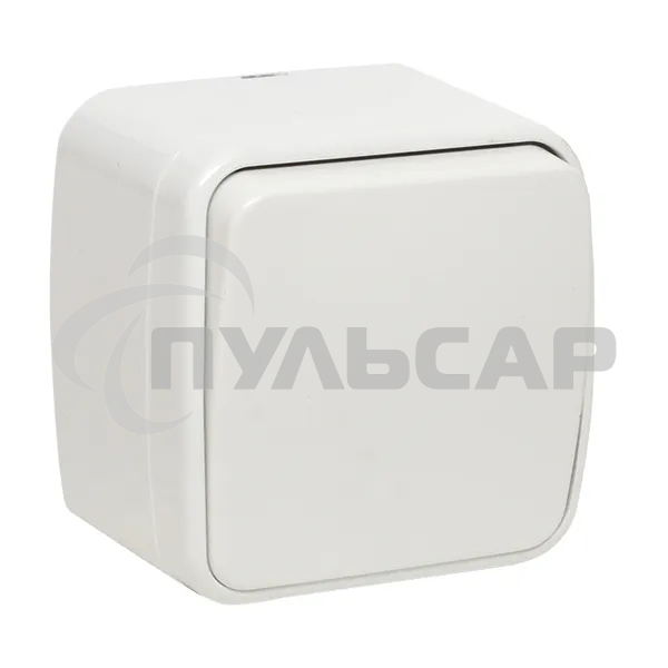 Выключатель EKF Basic Минск EGV10-021-10 1-клавишный ОП 10А белый