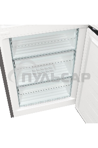 Холодильник Gorenje NRKE62XL серебристый металлик двухкамерный 203/99л морозилка снизу, No Frost