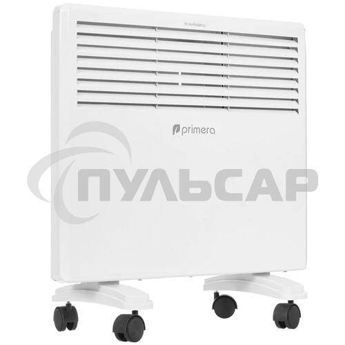 Конвектор Primera PHP-1000-MWB, белый, 1000 Вт, 15 м2, термостат