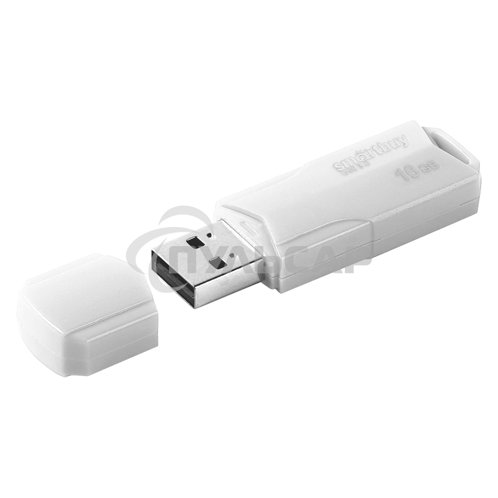 Флешка USB Smartbuy R/W (SB16 GbCLU-W3) UFD 3.0/3.1 016 Gb CLUE белый