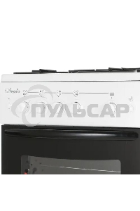 Плита газовая Лысьва ГП 400 МС СТ-2у белый, конфорок 4 газовых, духовка 57 л, 50 см x 84 см x 60 см