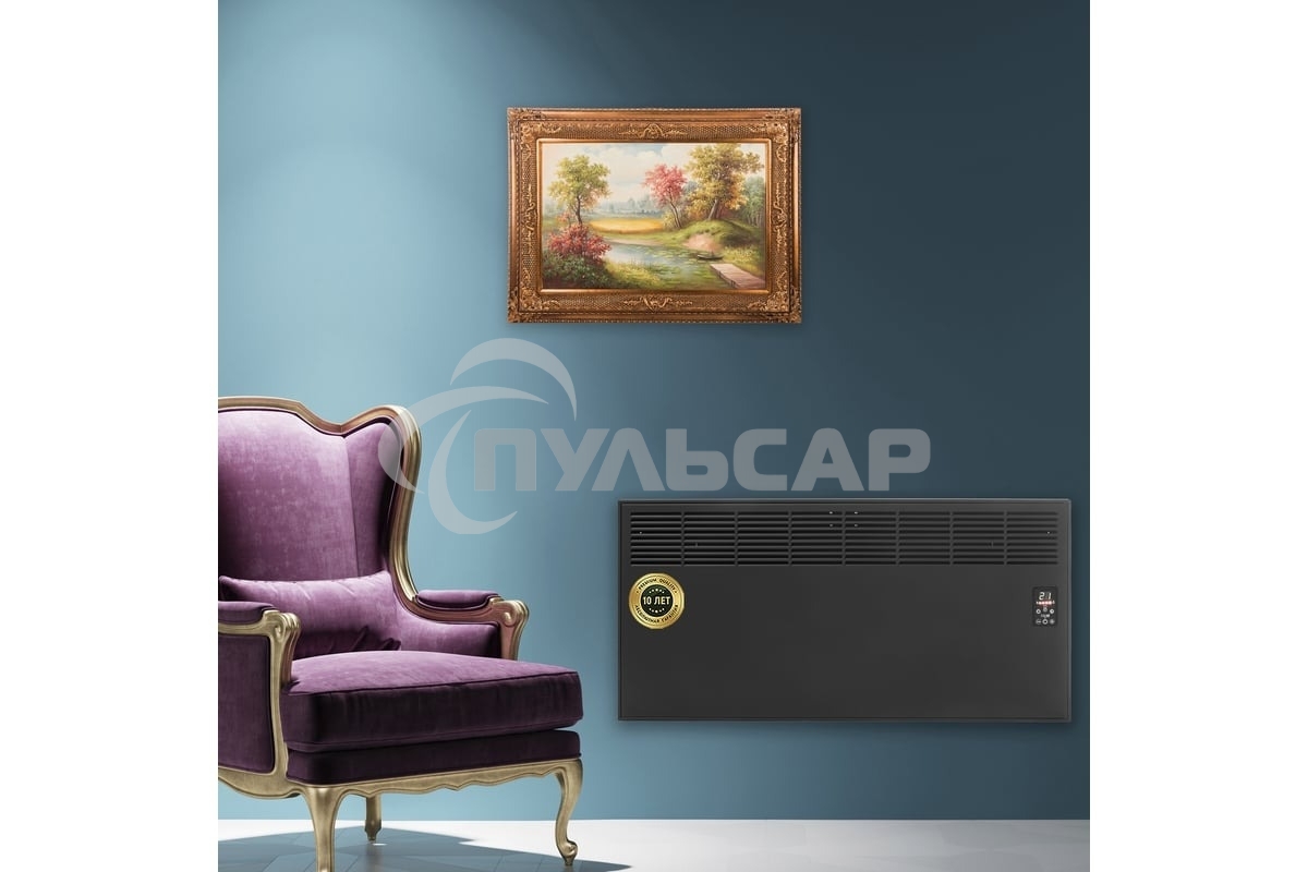 Электрический конвектор iVigo EPK4590E25 2500Вт черный матовый