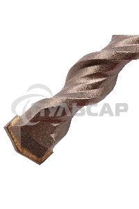 Бур по бетону Denzel двойная спираль, Cobalt W-tip, 16x260 мм, SDS PLUS