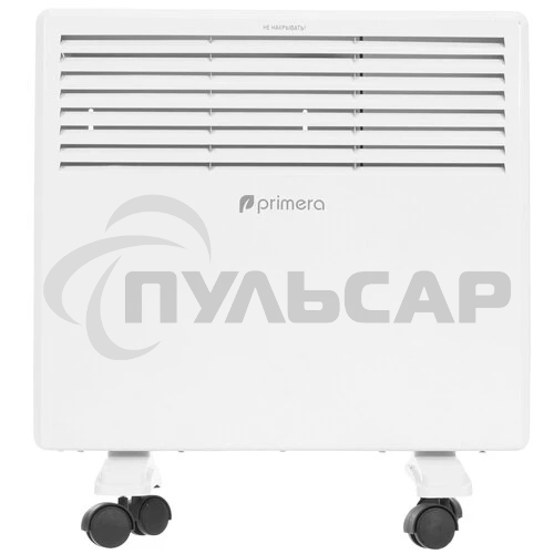 Конвектор Primera PHP-1000-MWB, белый, 1000 Вт, 15 м2, термостат