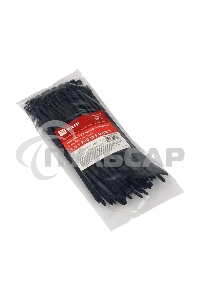 Хомут нейлоновый EKF plc-cb-4.8x200 черный (4,8х200) (100шт.) EKF Basic