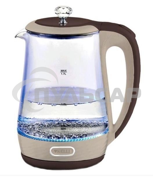 Чайник электрический KELLI KL-1404 кофейный