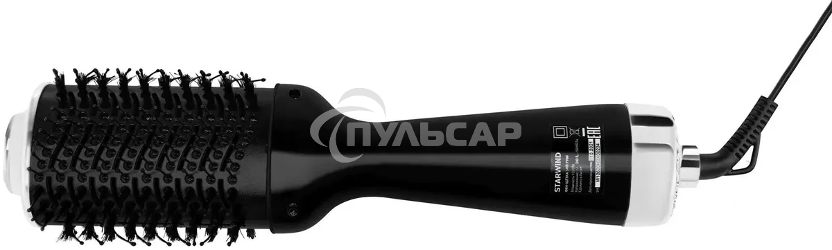 Фен-щетка Starwind SHB 7760 1200Вт черный/серебристый
