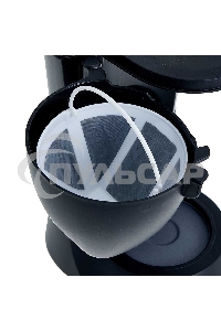 Кофеварка капельная Delta DL-8153 черный, исп. кофе - молотый, 0,6 л, 600 Вт