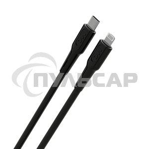 Кабель MORE CHOICE (4620202553249) K63ia 2м USB 3.0A PD 27W для Lightning ng 8-pin Type-C - 2м, черный