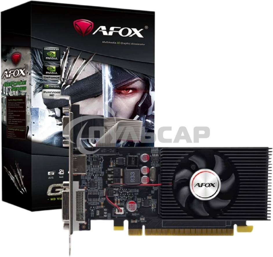 Видеокарта AFOX GT730 2Gb GDDR5 648bit DVI/HDMI 1FAN LP(AF730-2048D5L2) RTL