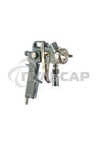 Краскопульт пневматический Matrix с нижним бачком v=075k + сопла диаметром 1.2 1.5 и 1.8мм