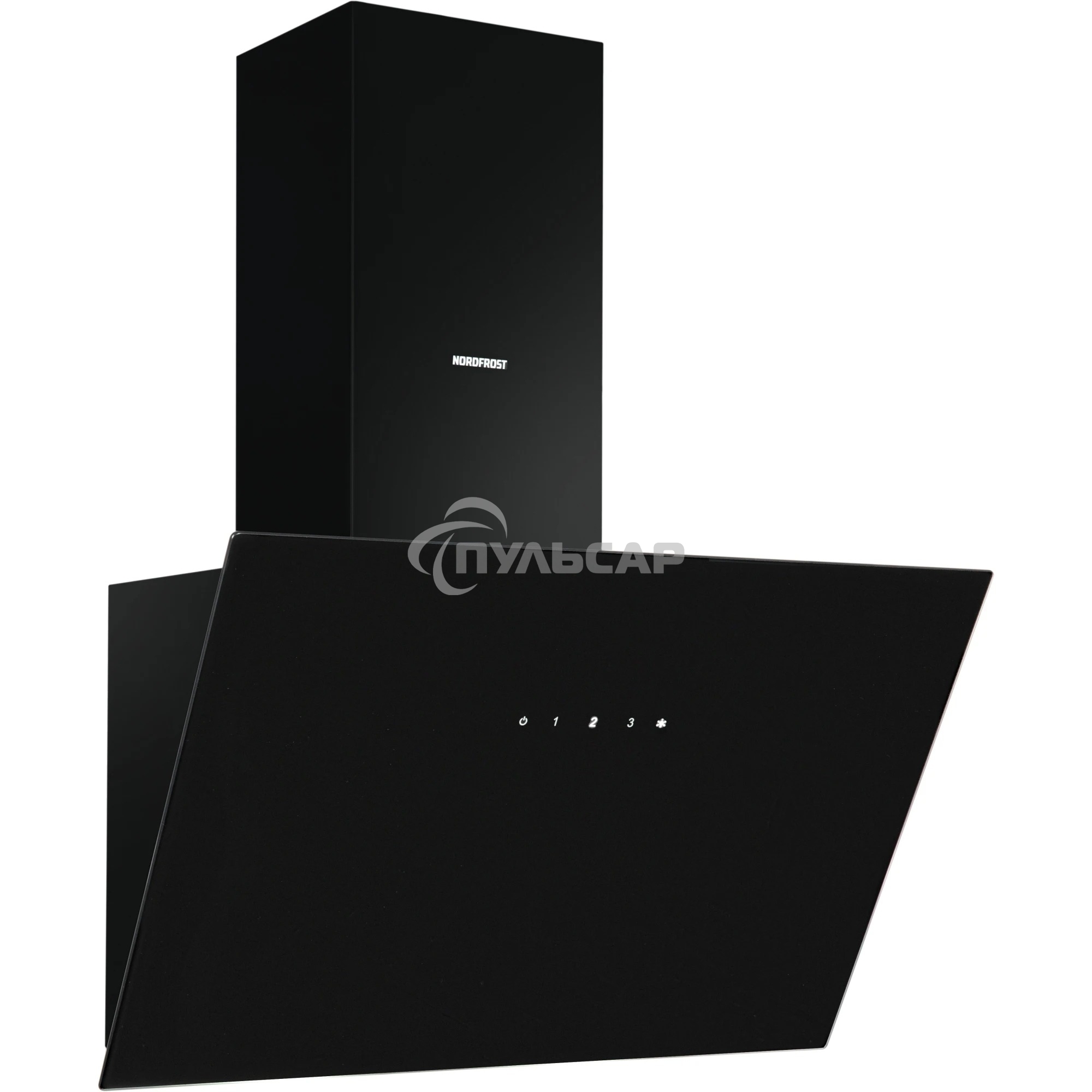 Вытяжка наклонная Nordfrost HM 6080 B черный, 60 см, 750 куб. м/ч, 65 дБ