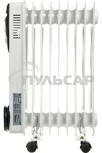 Обогреватель масляный Ballu Classic BOH/CL-09WRN (9 секций), белый, 2000 Вт, 25 м2, термостат