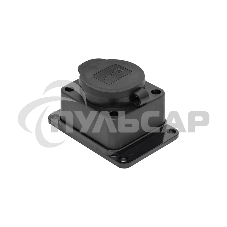 Розетка настенная с защитной крышкой каучуковая 230В 2P+PE 16A IP44 EKF PROxima