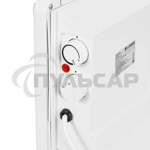 Конвектор Primera PHP-1000-MWB, белый, 1000 Вт, 15 м2, термостат