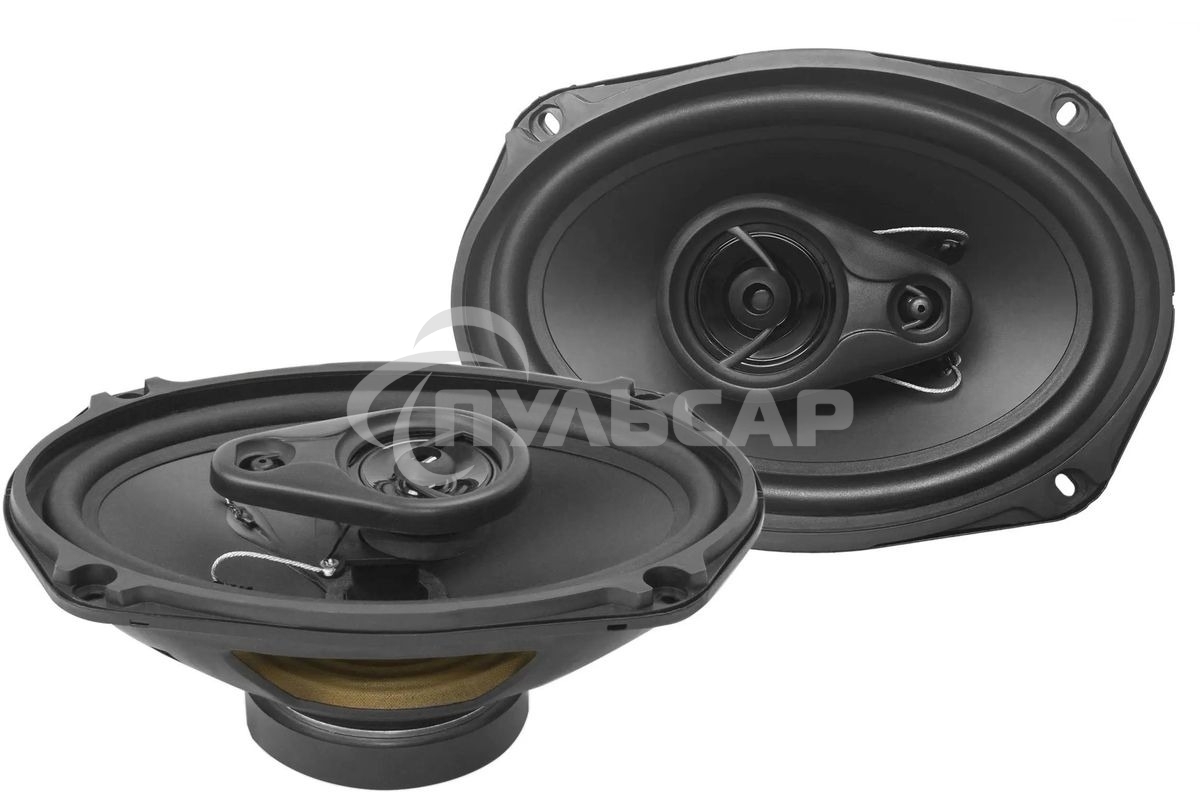 Колонки автомобильные Soundmax SM-CSL693 4Ом 15x23см (6x9дюйм) (ком.:2кол.) коаксиальные трехполосные